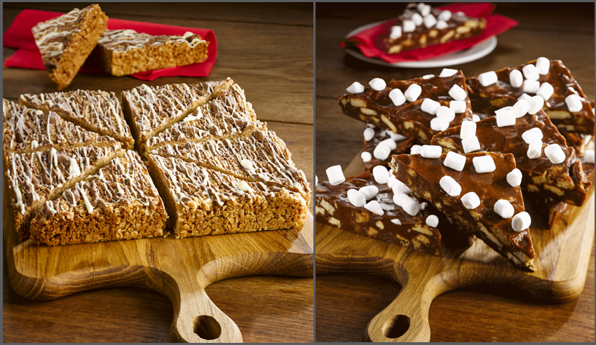 rocky road and flapjacks